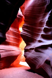 Rock formations in cave