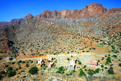 Scenic view of mountain against sky