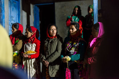 Group of people in traditional clothing