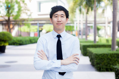 Portrait of young businessman