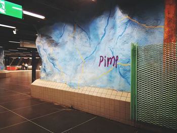 Graffiti on wall