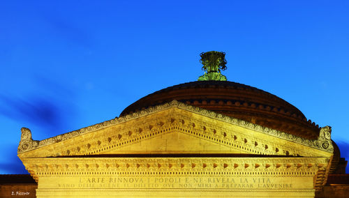 Low angle view of historical building against sky