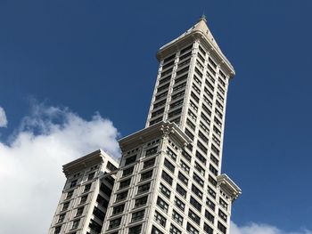 Low angle view of building against sky