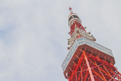 Low angle view of ferris wheel against sky