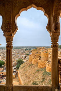 Jaisalmer fort and city view, rajasthan, india