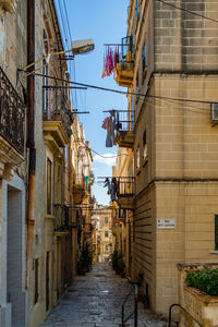 Street amidst buildings in city