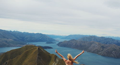 Scenic landscape in new zealand