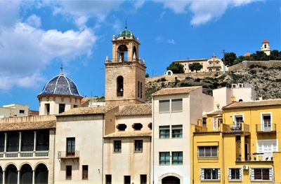 View of buildings in city