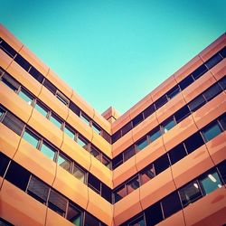 Low angle view of buildings in city