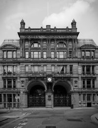 Low angle view of historical building