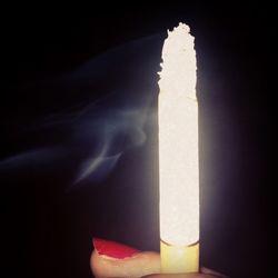 black background