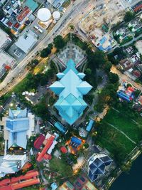 Aerial view of city