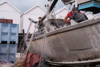 Man working at construction site