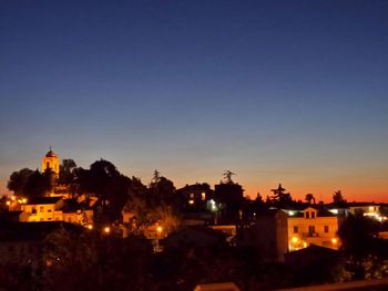 Cityscape at dusk