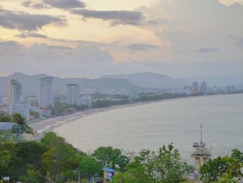 River with cityscape in background