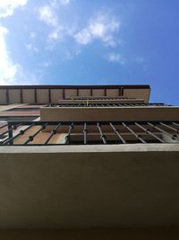 Low angle view of building against sky