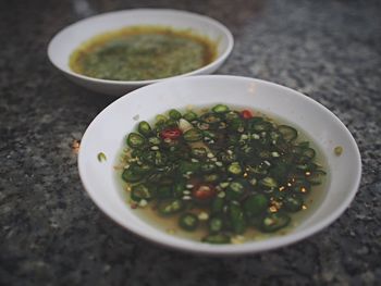 Close-up of salad in bowl