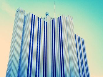 Low angle view of modern building