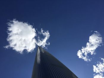 Low angle view of buildings against sky