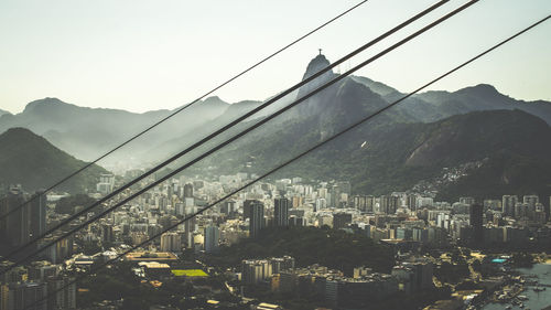 View of mountain range