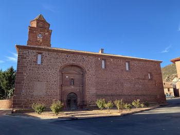 Historic building against blue sky