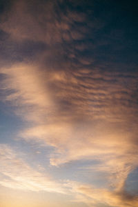 Low angle view of dramatic sky