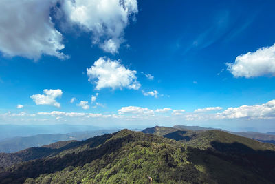 Panoramic view of landscape against sky