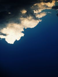 Low angle view of clouds in sky