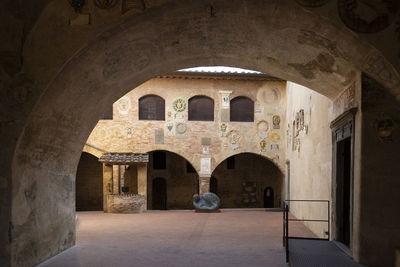 Courtyard of medieval noble palace