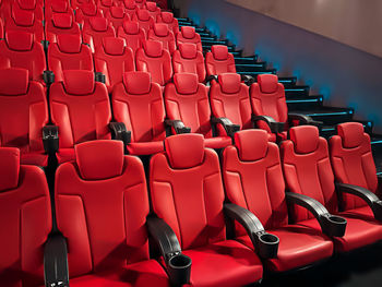 Empty seats in theater