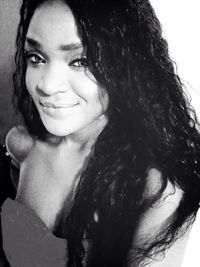 Portrait of young woman