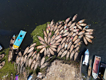 Boats in sadarghat, dhaka 