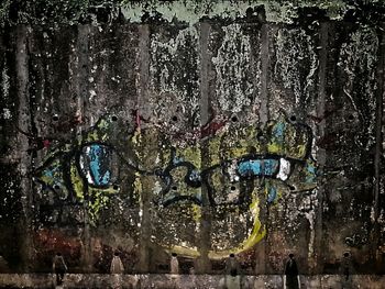 Full frame shot of weathered wall