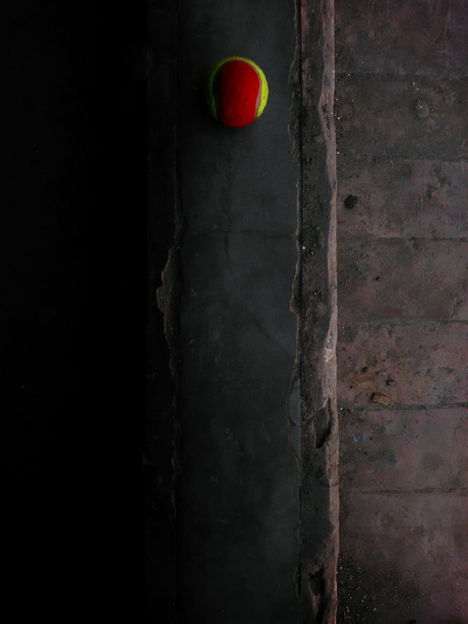 CLOSE-UP OF FRUITS ON WALL AGAINST DOOR