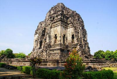 Exterior of kalasan temple against sky