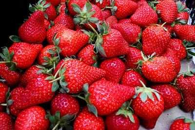 Full frame shot of strawberries