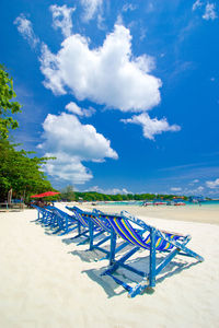 View of landscape against cloudy sky