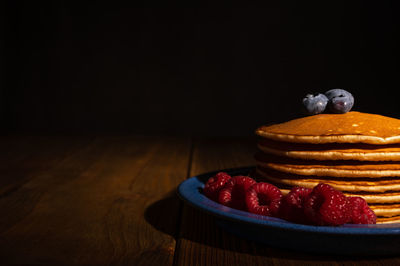 Close-up of cake on table