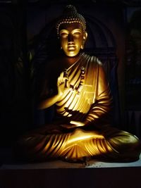 Statue of buddha in temple