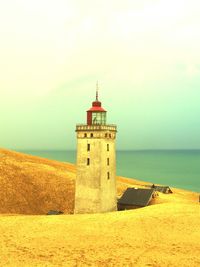 Lighthouse on beach