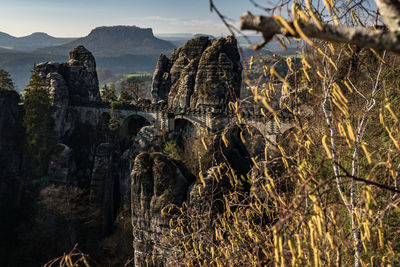 View of old ruin building