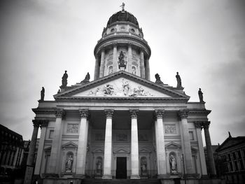 Low angle view of historical building