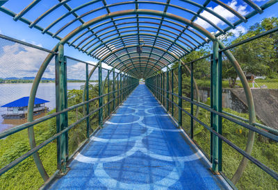 Naga bike tunnel is one of the landmark in nakhon phanom, which is bicycle lanes