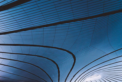 Low angle view of modern ceiling