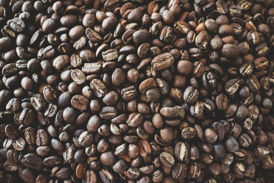 Full frame shot of coffee beans