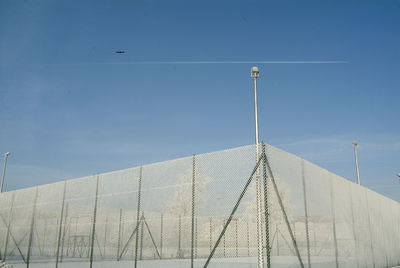 Low angle view of built structure against sky