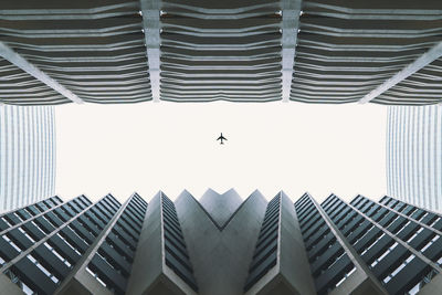 Low angle view of modern buildings