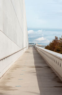 Boardwalk against sky