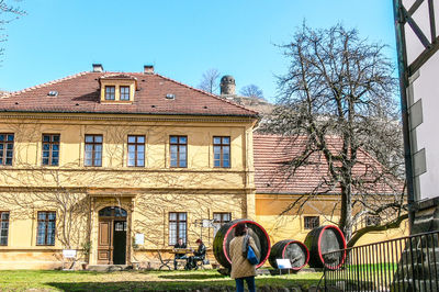 View of building against clear sky