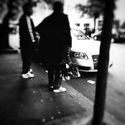 Men in city